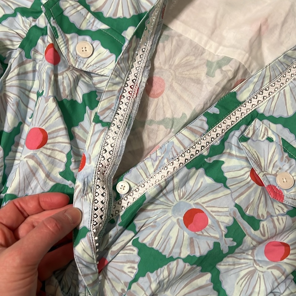 Derek Lam “Crosby” Dress. Green floral. Medium. NWOT. Host Pick! 💃🏼 - Picture 4 of 9